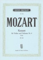 VIOLIN CONCERTO NO 4 IN D MAJOR K 218 KV