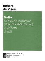 SUITE IN D MINOR FLTE BLOCKFLTE VIOLINE