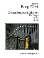 66 CHORALE IMPROVISATIONS OP65 VOL3 ORGE