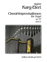 66 CHORALE IMPROVISATIONS OP65 VOL4 ORGE