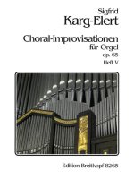 66 CHORALE IMPROVISATIONS OP65 VOL5 ORGA