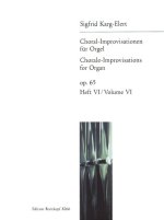 66 CHORALE IMPROVISATIONS OP65 VOL6 ORGE