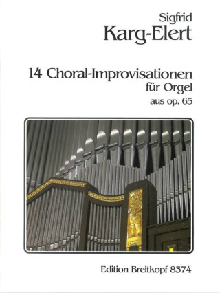 14 CHORALE IMPROVISATIONS FROM OP65 ORGA