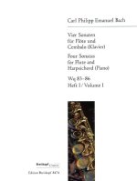 4 SONATAS BOOK 1 BREITKOPF URTEXT FLUTE