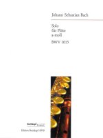 SOLO IN A MINOR BWV 1013 BWV 1013 FLTE