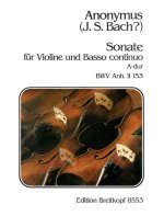 SONATA IN A MAJOR BWV ANH II 153 BWV ANH