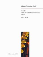 SONATA IN E MINOR BWV 1034 BWV 1034 FLTE