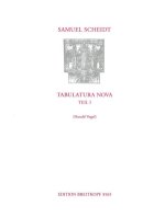 TABULATURA NOVA TEIL 1 ORGAN