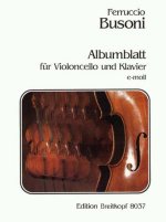 ALBUM LEAF IN E MINOR BUSONIVERZ 272 BUS
