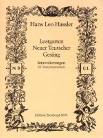 LUSTGARTEN NEUER TEUTSCHER GESAENG ORGEL