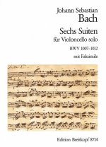 6 SUITES BWV 10071012 BWV 10071012 CELLO