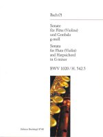 SONATA IN G MINOR BWV 1020 BWV 1020 FLTE