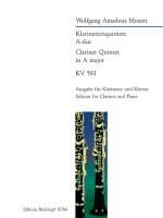 QUINTET IN A MAJOR K 581 KV 581 CLARINET