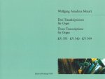 3 TRANSCRIPTIONS FOR ORGAN ORGEL