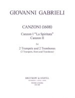 CANZONI 1608 2 TRUMPETS & 2 TROMBONES HO