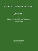 CLARINET QUARTET IN EB MAJOR KLARINETTE