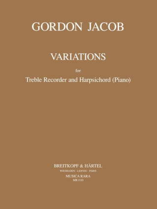 VARIATIONS ALTBLOCKFLTE CEMBALO KLAVIER