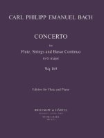 FLUTE CONCERTO IN G MAJOR WQ 169 WQ 169