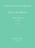 DUO CONCERTANT IN C MINOR OP16 NO 3 OP16