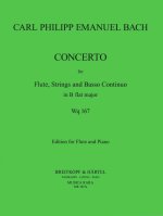 FLUTE CONCERTO IN BB MAJOR WQ 167 WQ 167