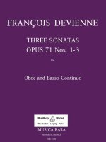 3 SONATAS OP71 OP71 OBOE BASSO CONTINUO