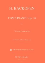CONCERTANTE OP10 OP10 2 KLARINETTEN UND