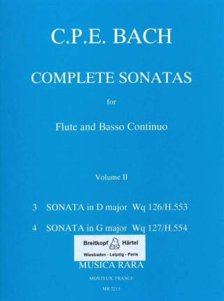 COMPLETE SONATAS VOL2 FLTE BASSO CONTINU