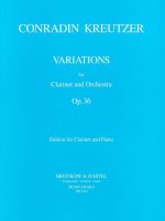 VARIATIONS OP36 OP36 CLARINET & ORCHESTR