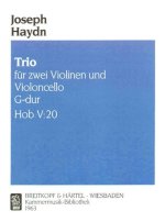 TRIO IN G MAJOR HOB V20 HOB V20 2 VIOLIN