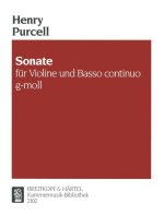 SONATA IN G MINOR VIOLINE BASSO CONTINUO