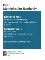 SYMPHONY NO 1 IN C MINOR MWV N 13 CHAMBE