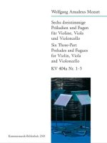 6 THREEPART PRELUDES & FUGUES STREICHTRI