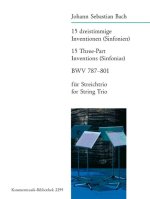 15 THREEPART INVENTIONS STREICHTRIO SCOR