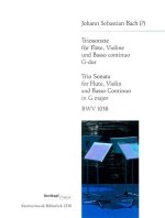 TRIO SONATA IN G MAJOR BWV 1038 BWV 1038