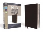 NIV, Thinline Reference Bible, Bonded Leather, Black, Red Letter Edition, Comfort Print