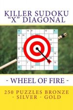 Killer Sudoku X Diagonal - Wheel of Fire. 250 Puzzles Bronze - Silver - Gold: Best Tasks for You