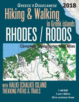 Rhodes (Rodos) Complete Topographic Map Atlas 1