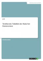 Testtheorie. Validität der Skala bei Extraversion