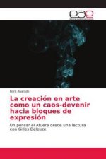 creacion en arte como un caos-devenir hacia bloques de expresion