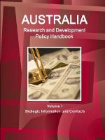 Australia Research & Development Policy Handbook Volume 1 Strategic Information and Contacts