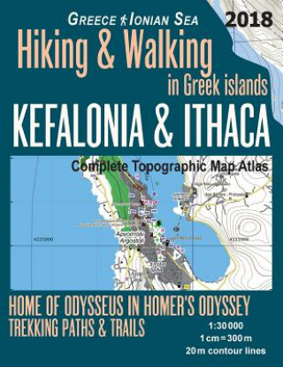 Kefalonia & Ithaca Complete Topographic Map Atlas 1