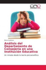 Analisis del Departamento de Consejeria en una Institucion Educativa