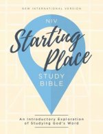 NIV, Starting Place Study Bible, Hardcover, Tan, Comfort Print