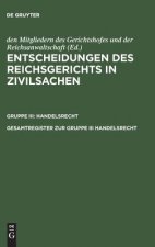 Gesamtregister Zur Gruppe III Handelsrecht