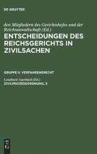 Entscheidungen des Reichsgerichts in Zivilsachen, Zivilprozessordnung, 5