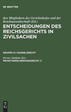 Entscheidungen des Reichsgerichts in Zivilsachen, Privatversicherungsrecht, 3