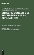 Entscheidungen des Reichsgerichts in Zivilsachen, Kirchenrecht. Voelkerrecht