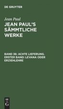Jean Paul's Sammtliche Werke, Band 36, Achte Lieferung. Erster Band