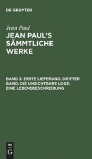 Jean Paul's Sammtliche Werke, Band 3, Erste Lieferung. Dritter Band