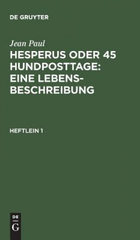 Hesperus oder 45 Hundposttage